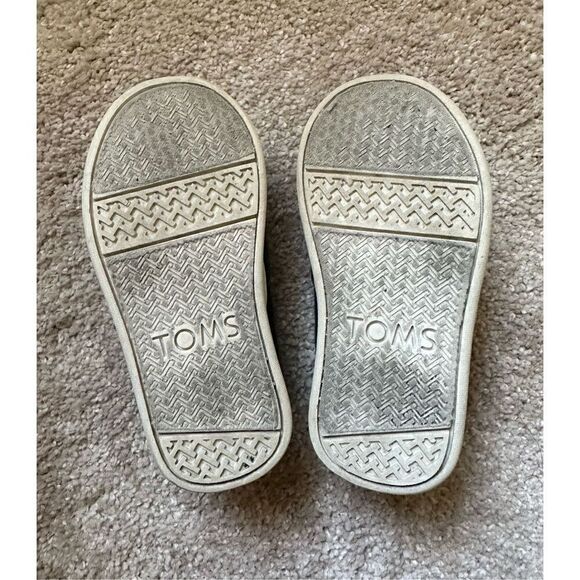 TOMS Alpargata Canvas Navy Blue Shoes - size 5 - Picture 4 of 4